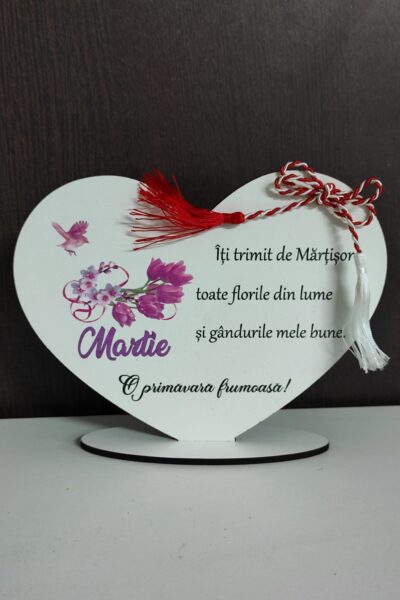 Placuta Martisor cu  mesaj