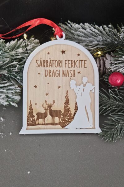 Glob Craciun pentru nasi personalizat