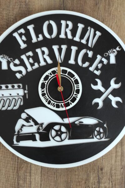 Ceas service auto/mecanic personalizat