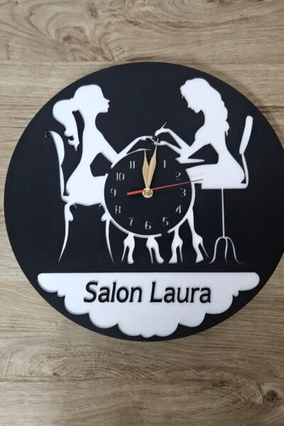 Ceas salon manichiura personalizat