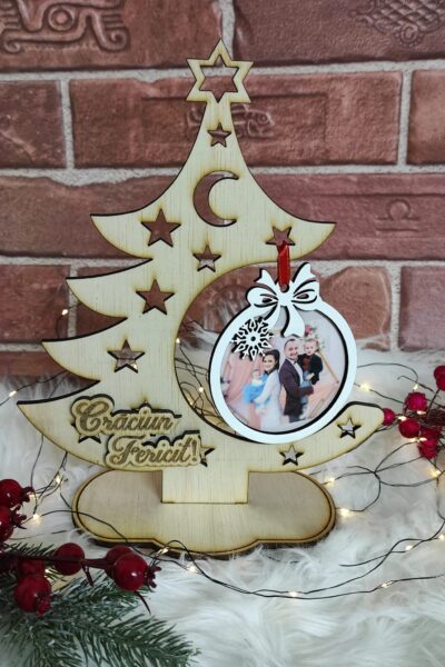 Bradut cu Glob personalizat cu poza