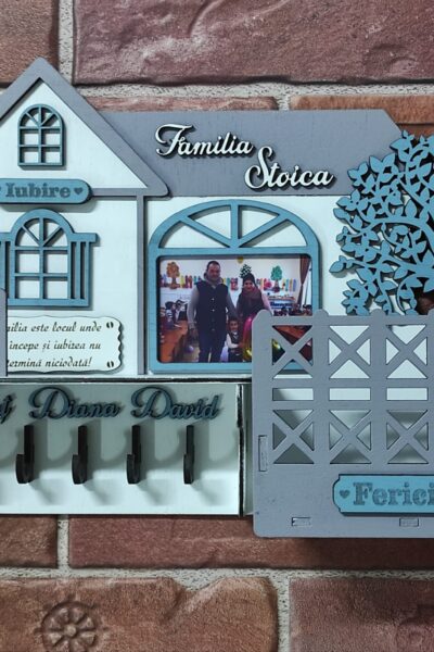 Suport chei cu foto personalizat 04