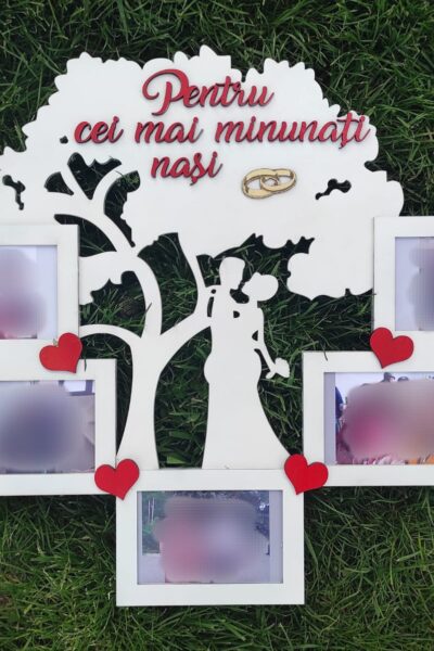 Rama foto personalizata pentru nasi