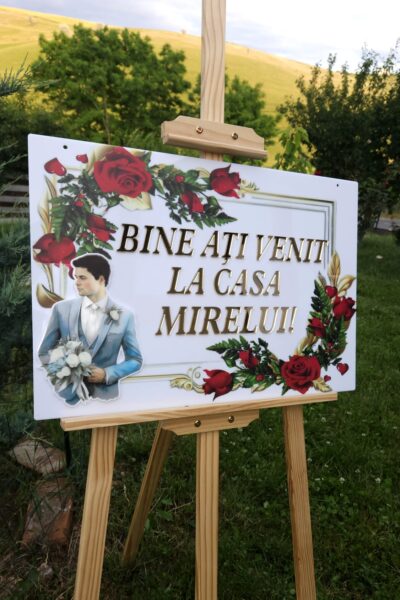 Bine ati venit - La casa mirelui/miresei plexiglas 10